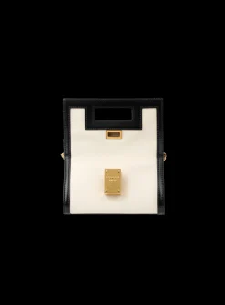 Women Balmain Small-sized Black And Leather 1945 Heritage Bag