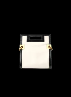 Women Balmain Small-sized Black And Leather 1945 Heritage Bag
