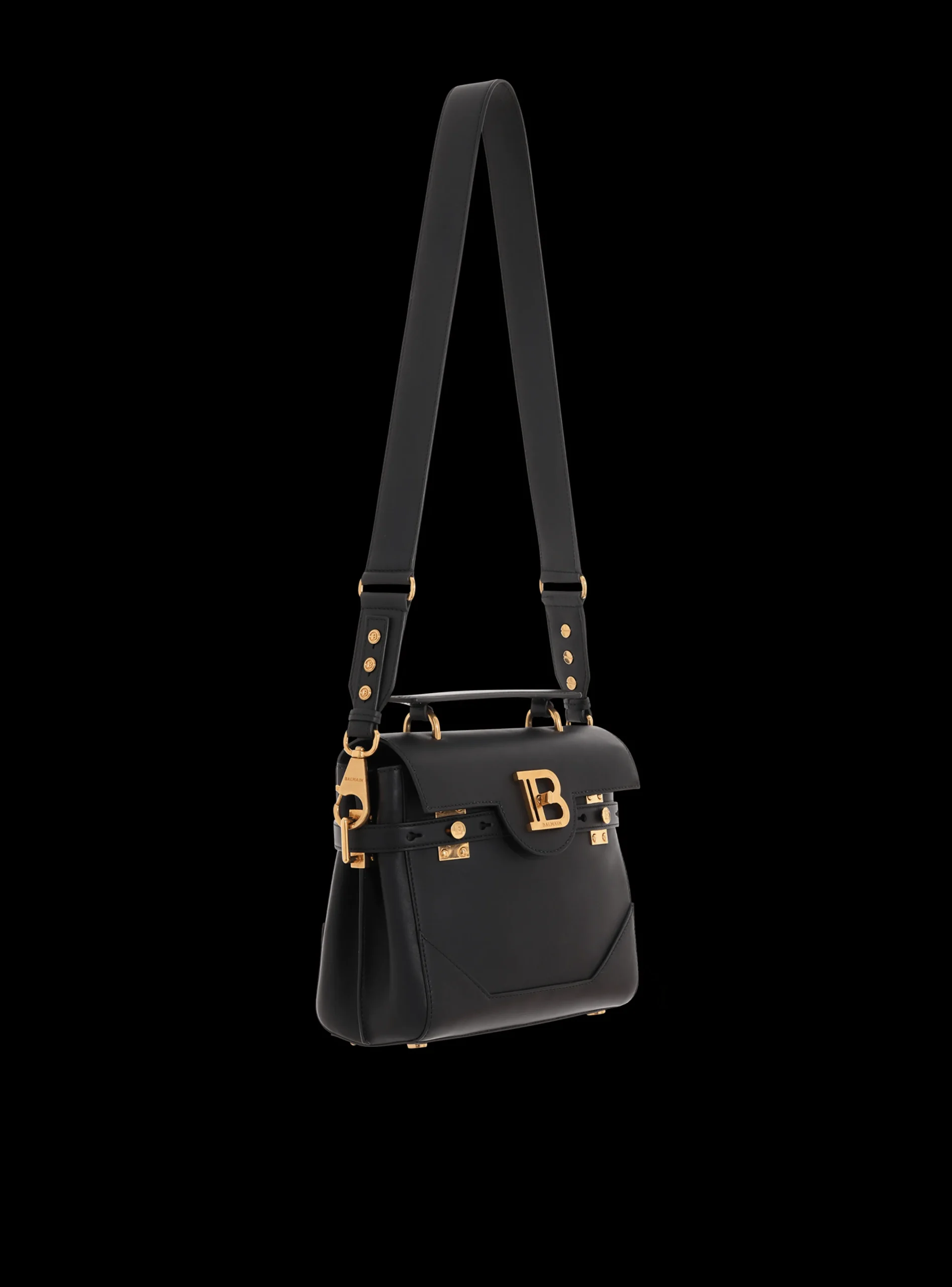 Women Balmain Smooth Leather B-Buzz 23 Bag