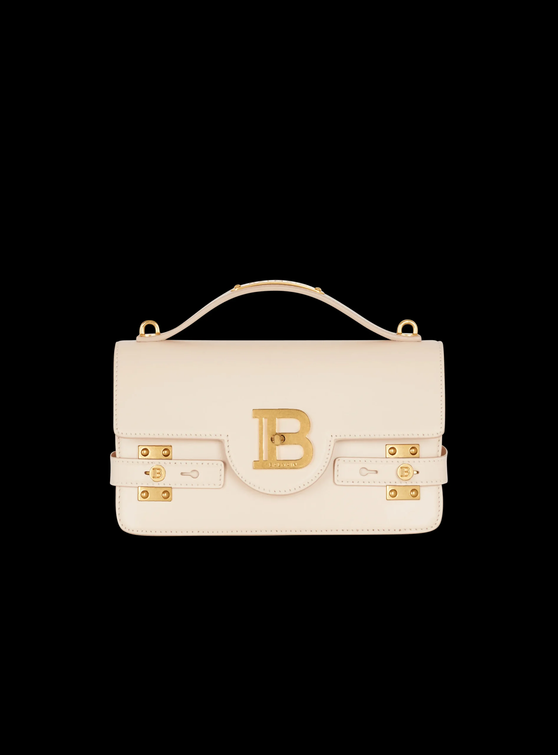 Women Balmain Smooth Leather B-Buzz 24 Bag
