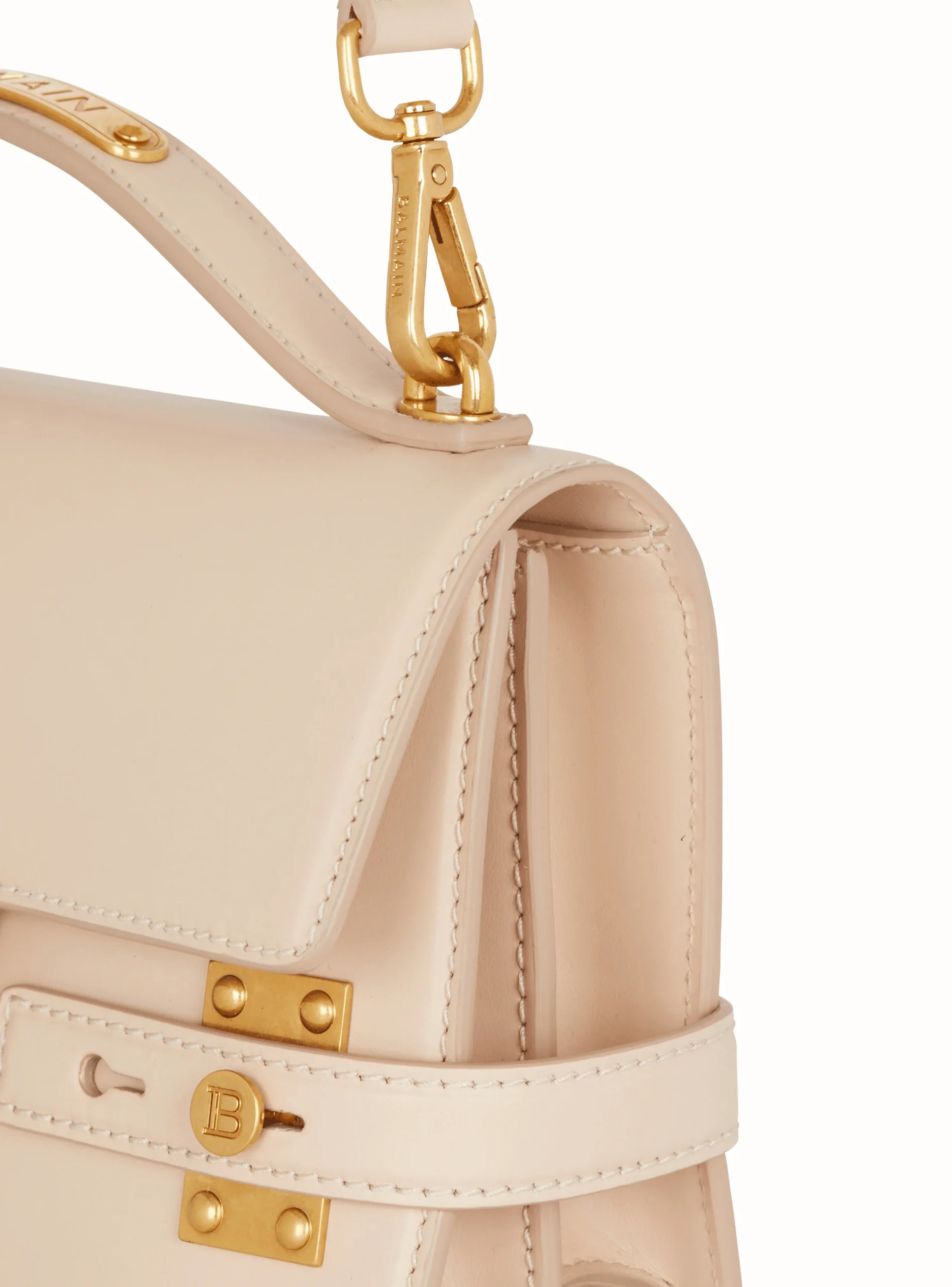 Women Balmain Smooth Leather B-Buzz 24 Bag