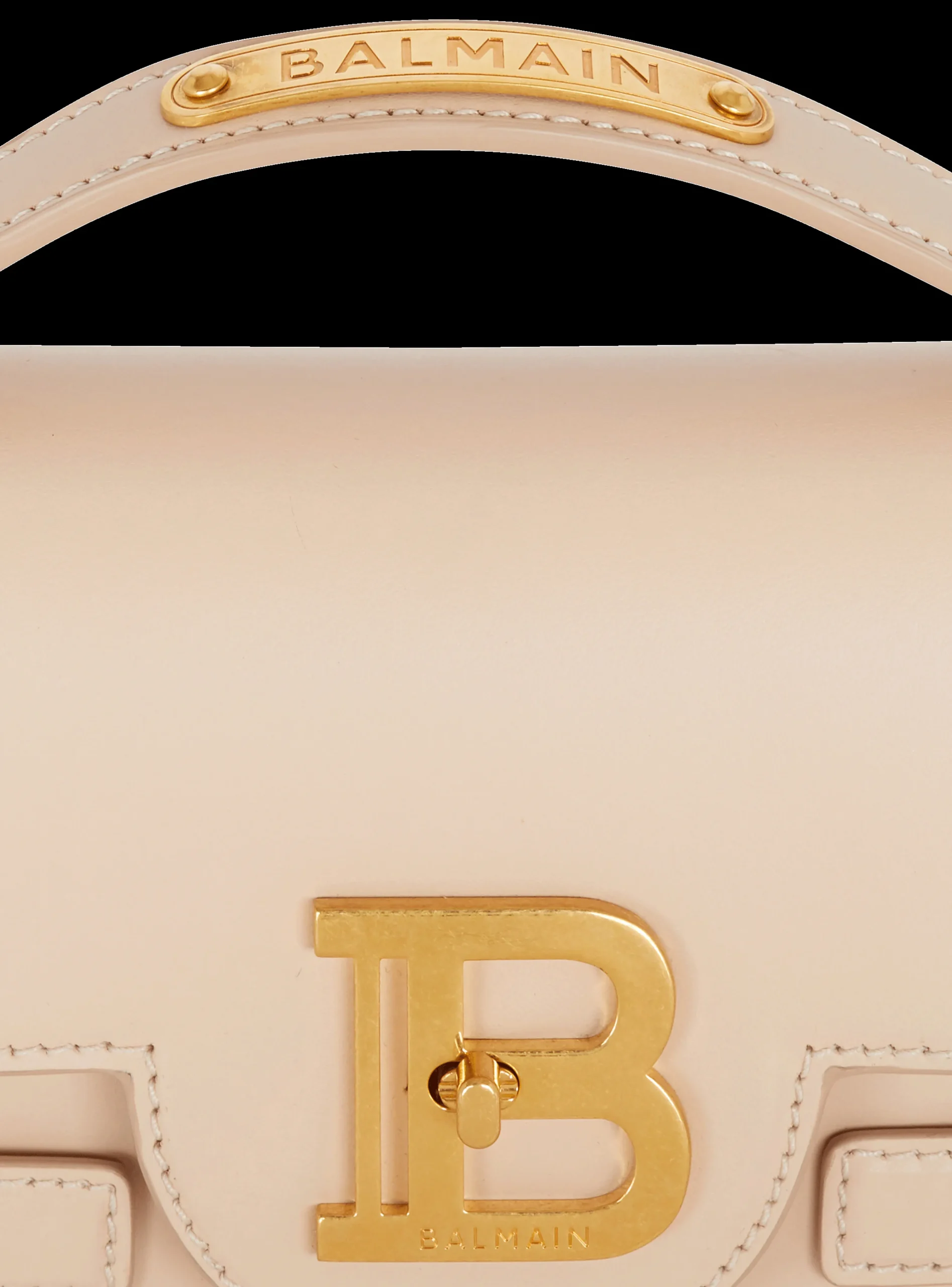 Women Balmain Smooth Leather B-Buzz 24 Bag