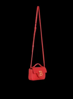 Women Balmain Smooth Leather B-Buzz Mini Bag
