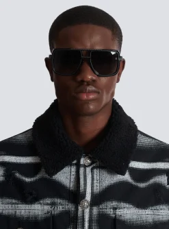Women Balmain Soldier Sunglasses