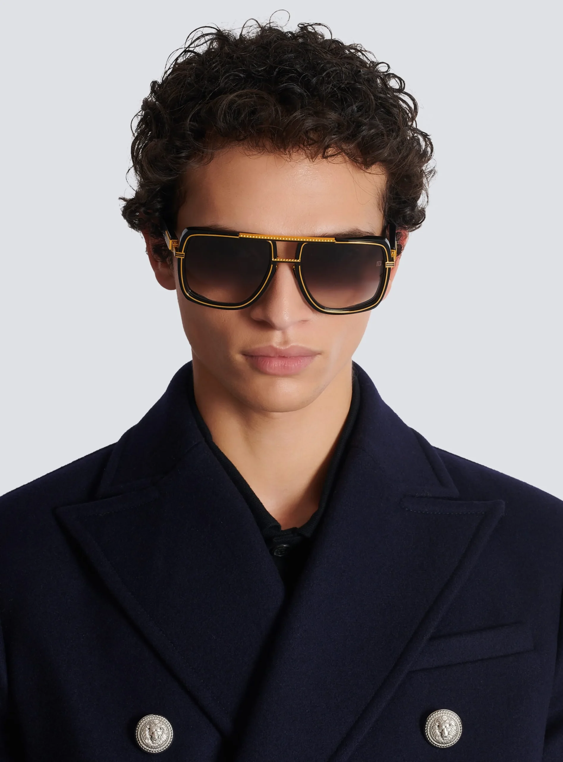 Women Balmain Soldier Sunglasses