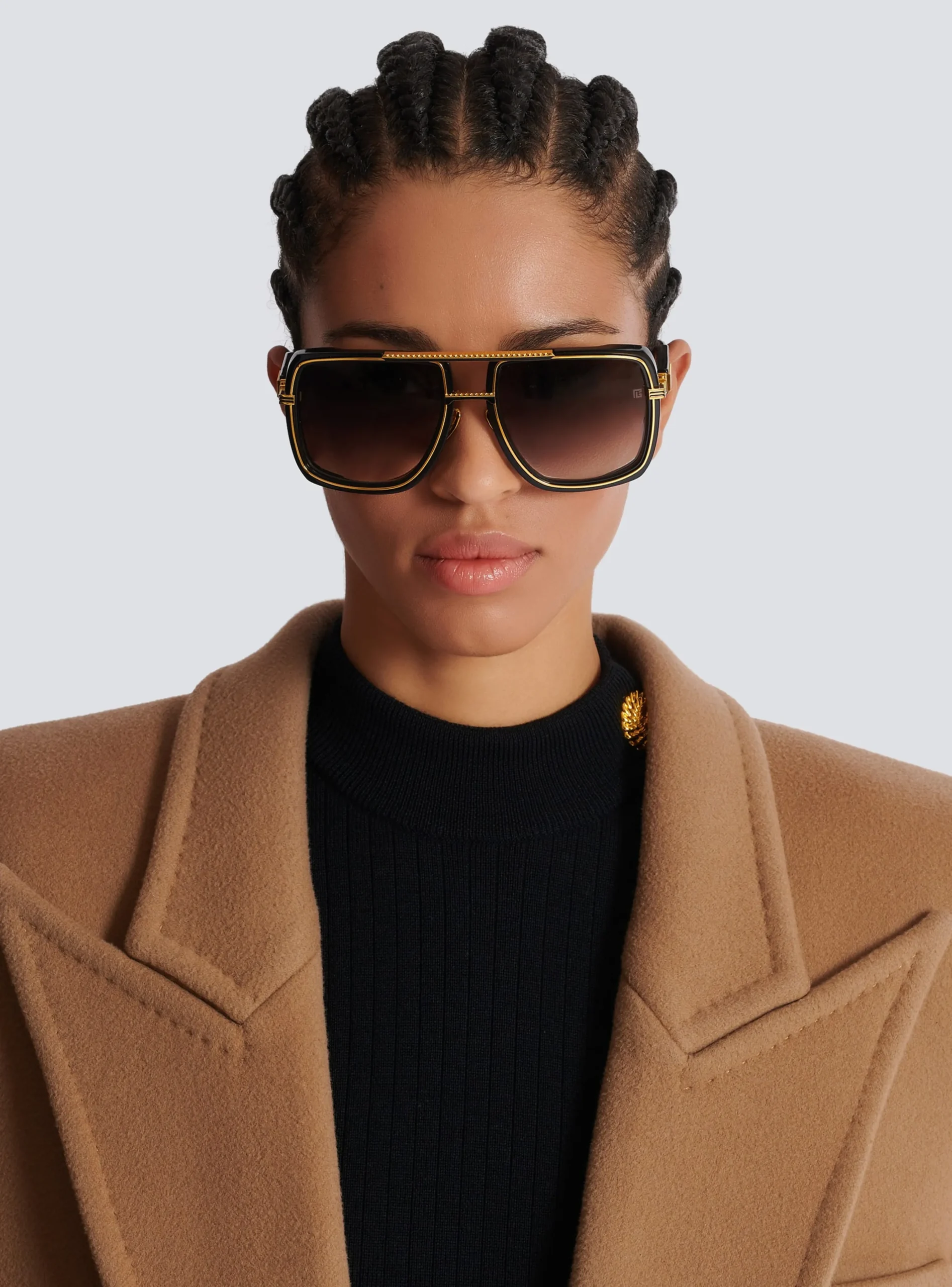 Women Balmain Soldier Sunglasses