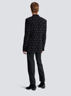 Balmain Stars Embroidered Jacket