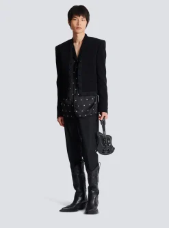 Balmain Stars Embroidered Jacket