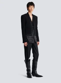 Balmain Stars Embroidered Jacket