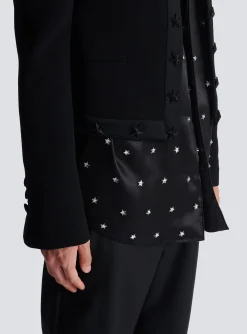 Balmain Stars Embroidered Jacket
