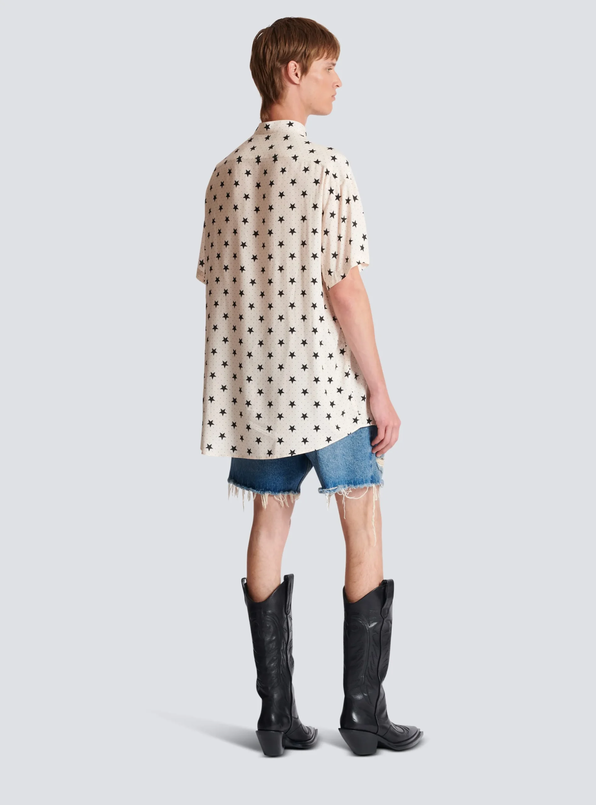 Balmain Stars Print Shirt