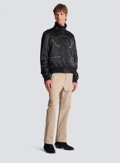 Balmain Stars Reversible Bomber Jacket