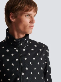 Balmain Stars Reversible Bomber Jacket