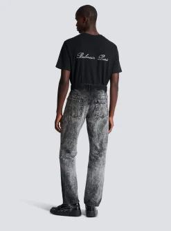 Balmain Stonewash Denim Jeans