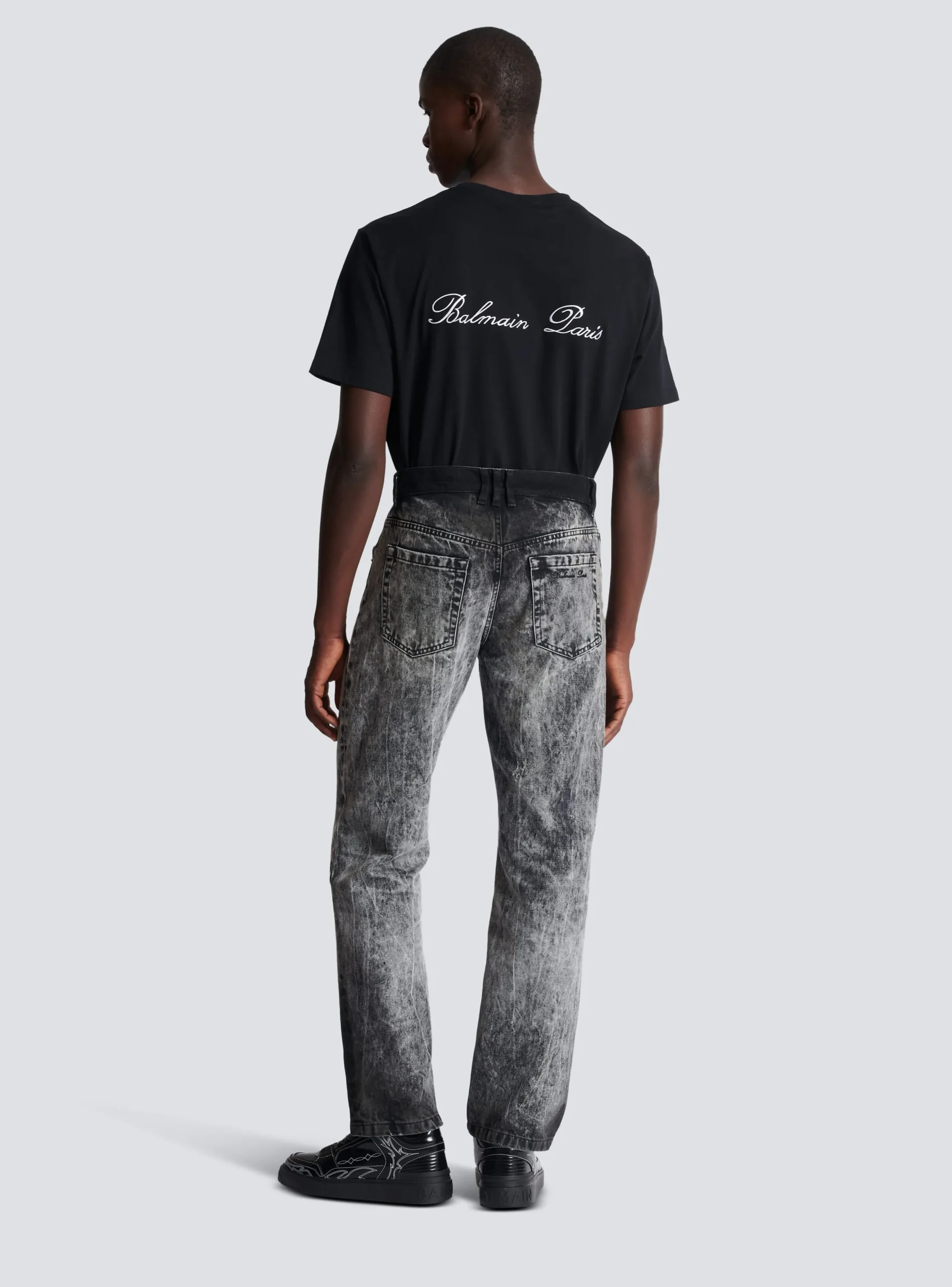 Balmain Stonewash Denim Jeans
