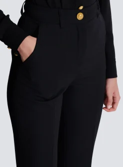 Women Balmain Tailored Grain De Poudre Trousers