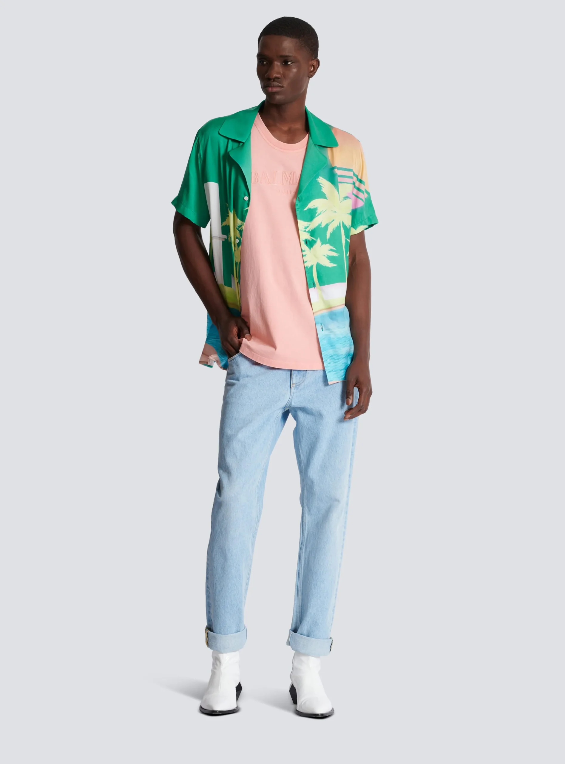 Balmain Tank Top With Vintage Embroidery
