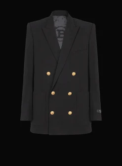 Balmain Technical Wool Blazer