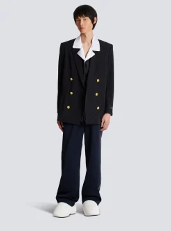 Balmain Technical Wool Blazer