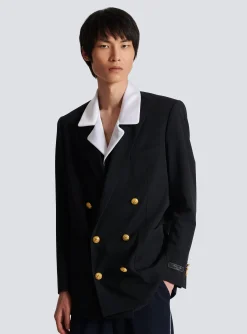 Balmain Technical Wool Blazer