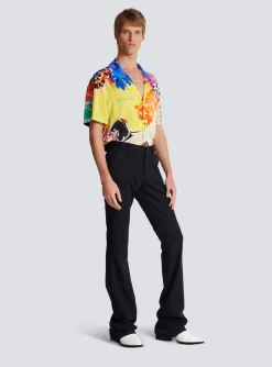 Balmain Technical Wool Trousers