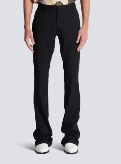 Balmain Technical Wool Trousers