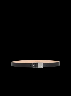 Balmain Thin Signature Calfskin Belt