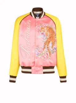Balmain Tiger Embroidered Bomber