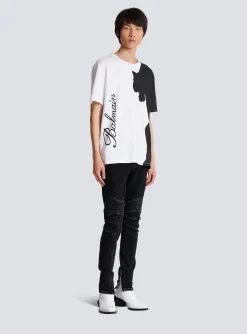 Balmain Tiger Print Short-sleeved T-shirt