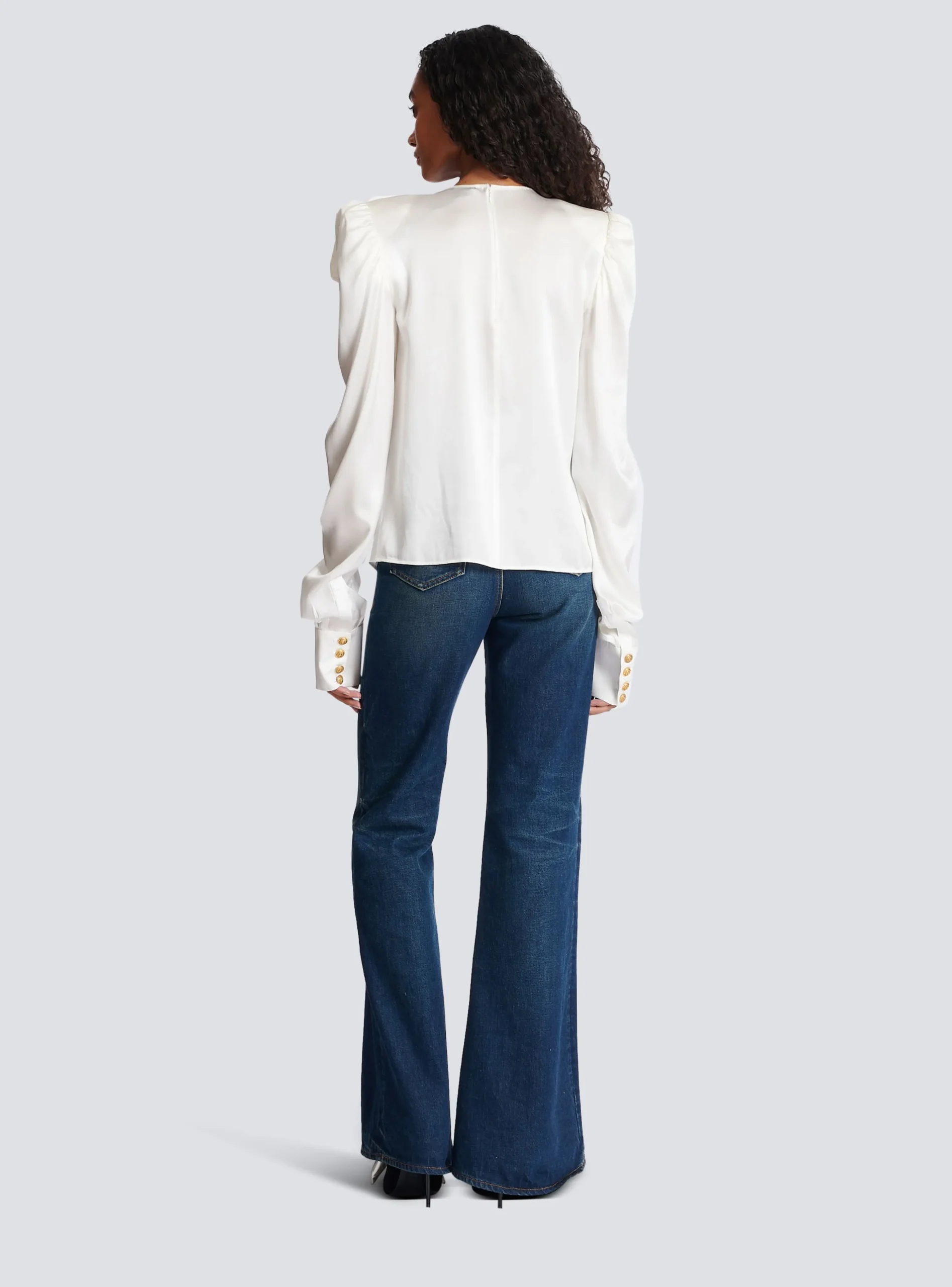 Women Balmain Top With A Large Bow