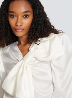 Women Balmain Top With A Large Bow