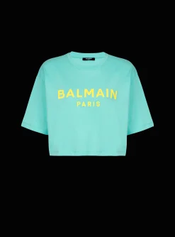 Women Balmain T-shirt With Paris Print