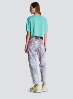 Women Balmain T-shirt With Paris Print