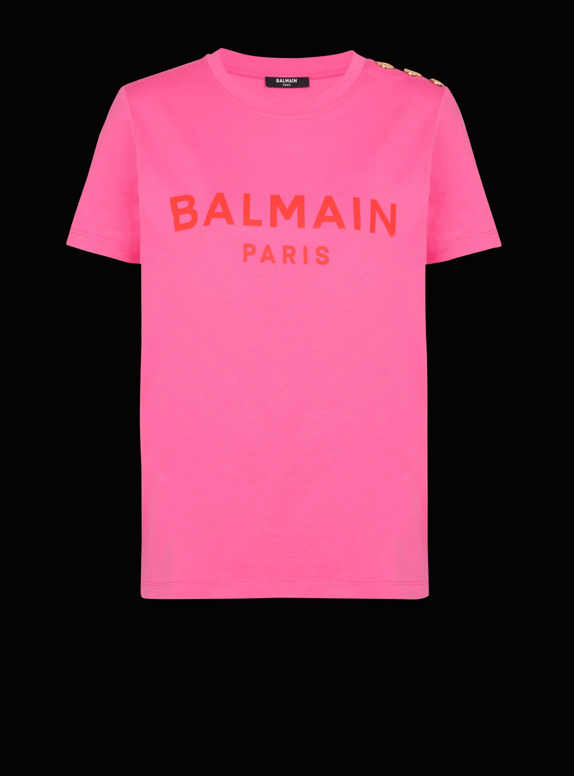 Women Balmain T-shirt With Paris Print