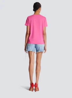 Women Balmain T-shirt With Paris Print