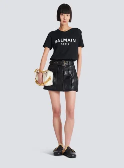 Women Balmain T-shirt With Paris Print