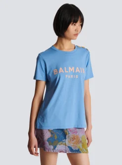 Women Balmain T-shirt With Paris Print