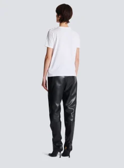 Women Balmain T-shirt With Paris Print