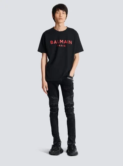 Balmain T-shirt With Paris Print