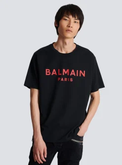 Balmain T-shirt With Paris Print
