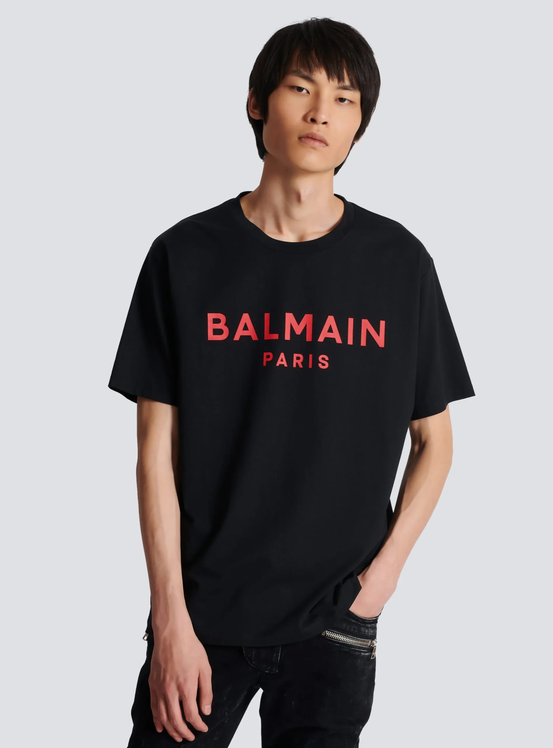 Balmain T-shirt With Paris Print