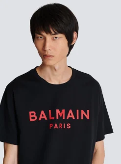Balmain T-shirt With Paris Print