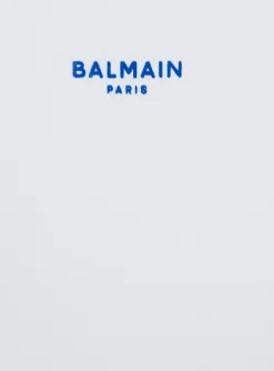 Kids/BOY Balmain T-shirt With Flocked Paris Logo