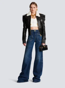 Women Balmain Tweed Crop Top