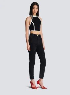 Women Balmain Two-tone Top