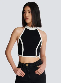 Women Balmain Two-tone Top