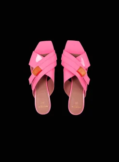 Women Balmain Uma Mules In Patent Leather