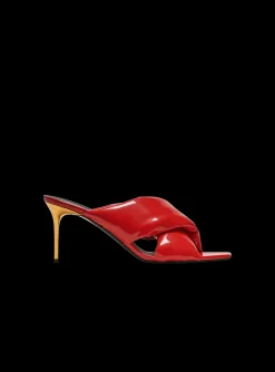 Women Balmain Uma Mules In Patent Leather