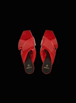Women Balmain Uma Mules In Patent Leather