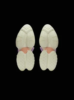 Women Balmain Unicorn Low-top Trainers In Neoprene And Calfskin